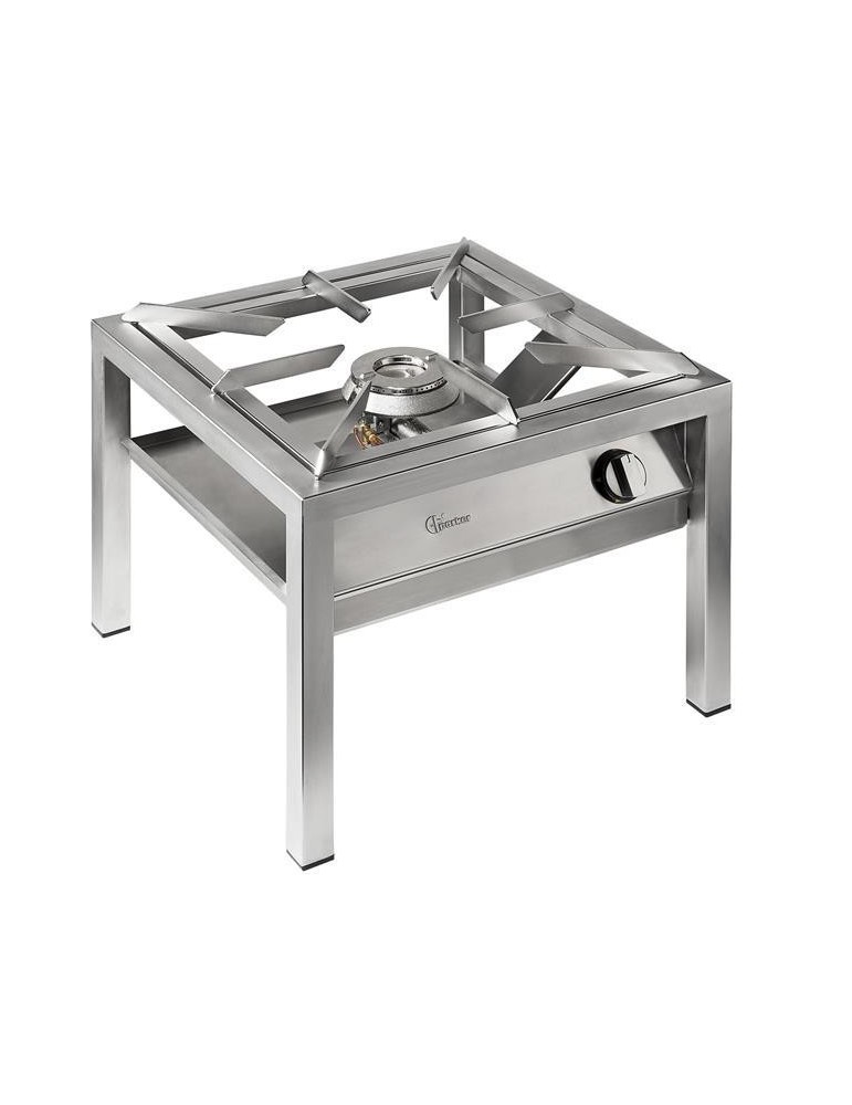 Industrial Stove Gas Cooker With 14 Kw In Stainless Steel