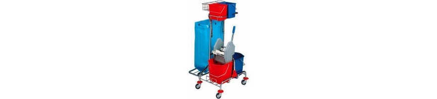 Mop Squeezing trolleys
