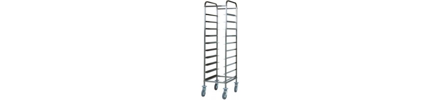 Tray-holder trolleys